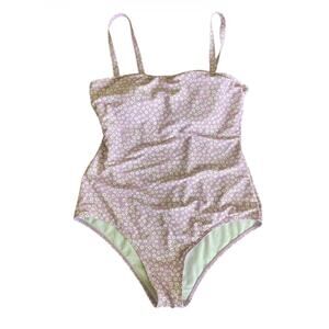 Graham Swim Purple Daisy Modest One Piece Swimsuit Sz XL NWOT Swimwear Beach